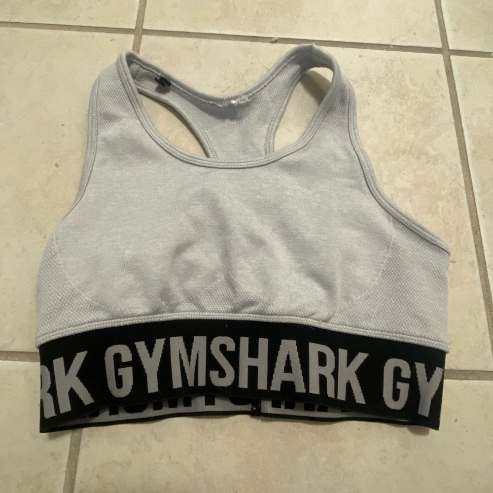 Light Gray Gymshark Sports bra